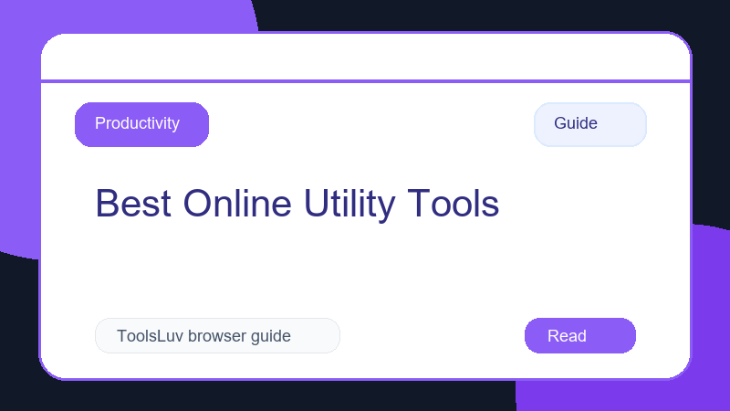 Best Online Utility Tools thumbnail