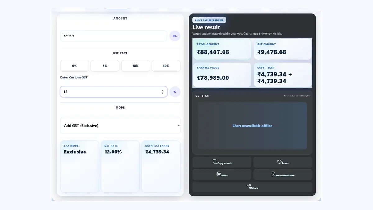 How to Calculate GST Online Using a Free GST Calculator