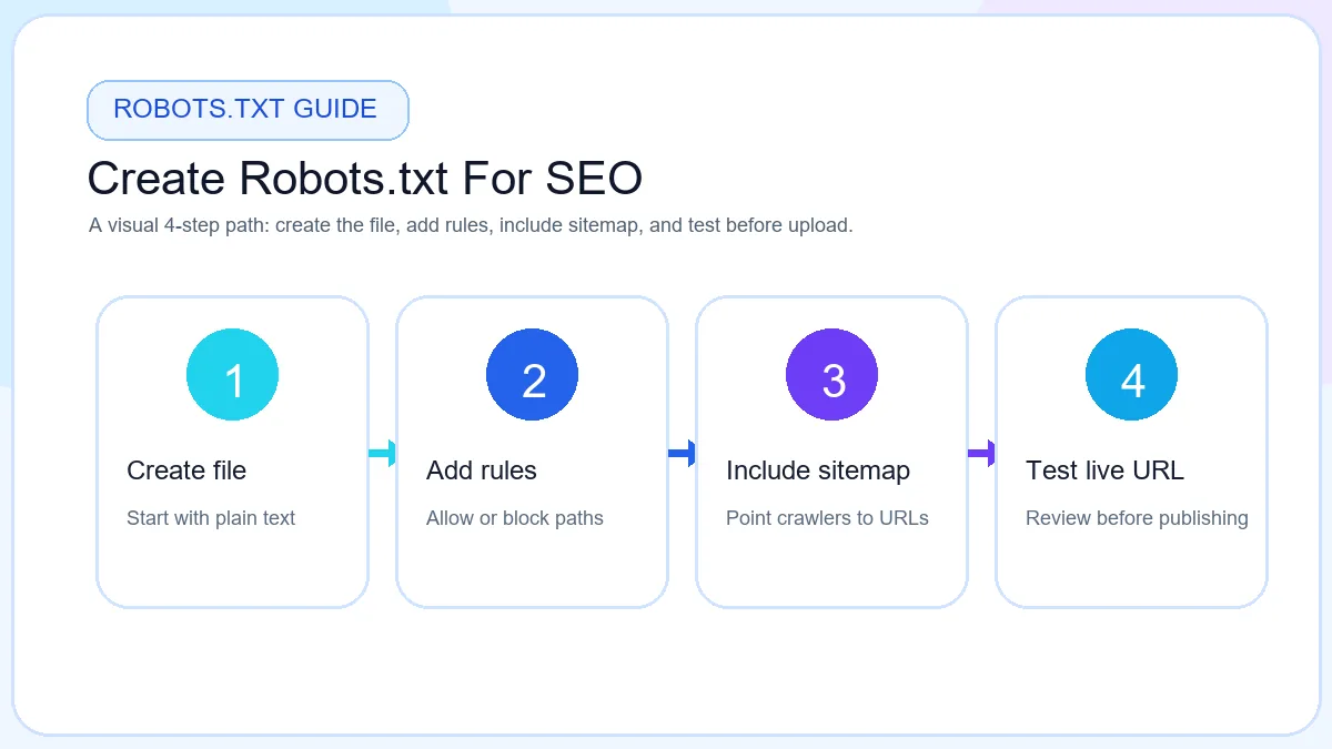How to create a robots.txt file