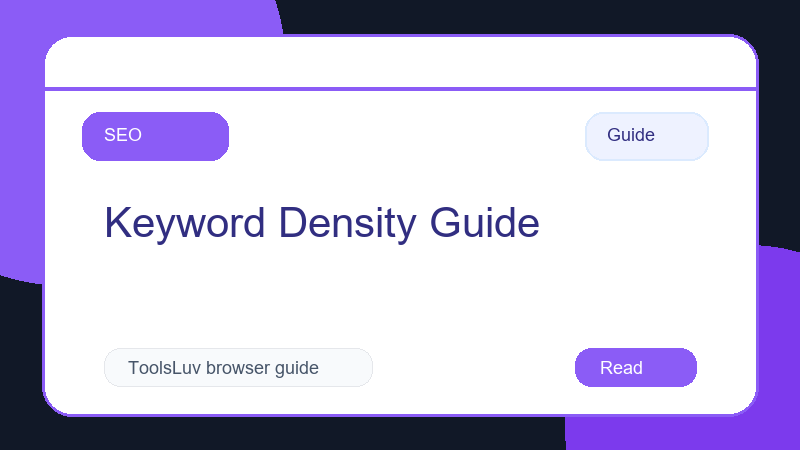 Keyword Density Guide thumbnail