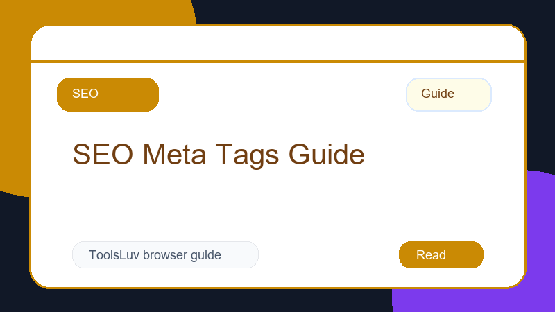 SEO Meta Tags Guide thumbnail