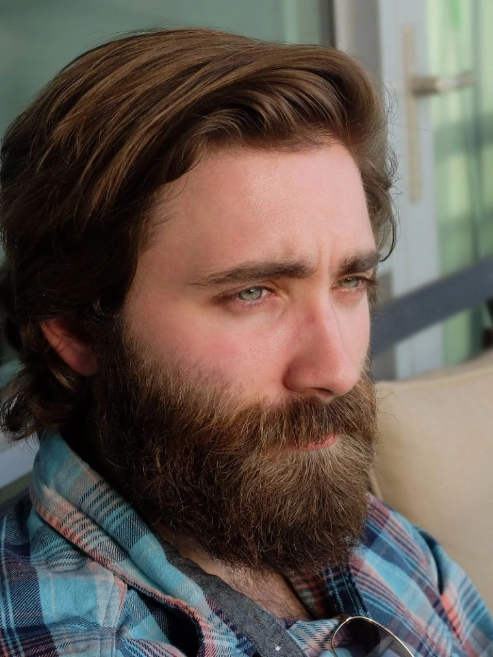 Portrait after browser compression to 1MB — smaller file, face still readable